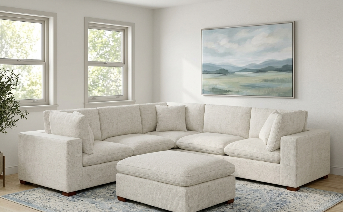 Lowell Sectional with Ottoman